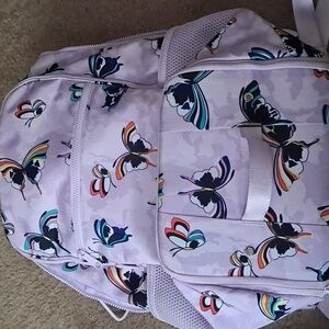 Lavender butterflies Vera Bradley Backpack